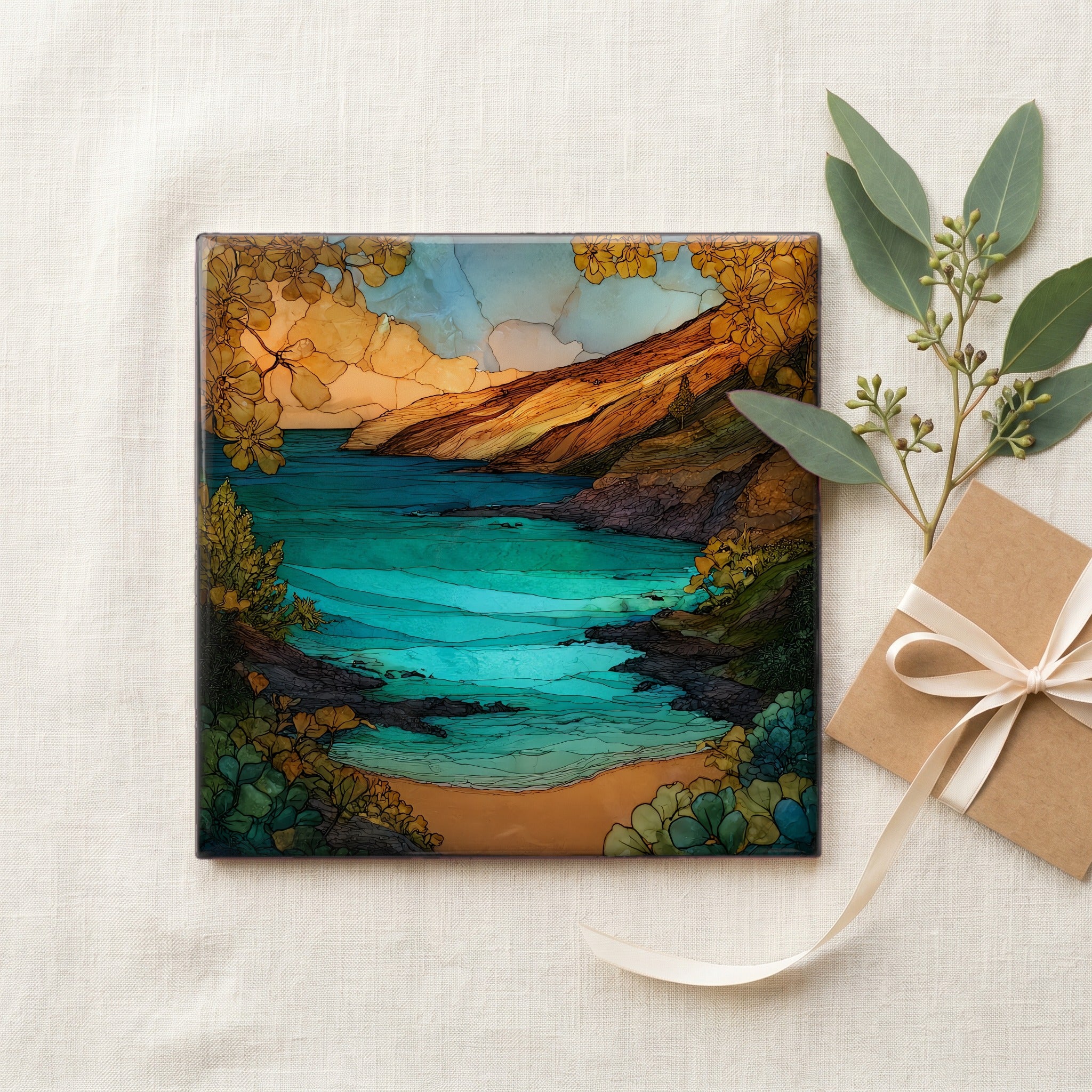 Mokuleia Slaughterhouse Maui Ceramic Art Tile — gifting