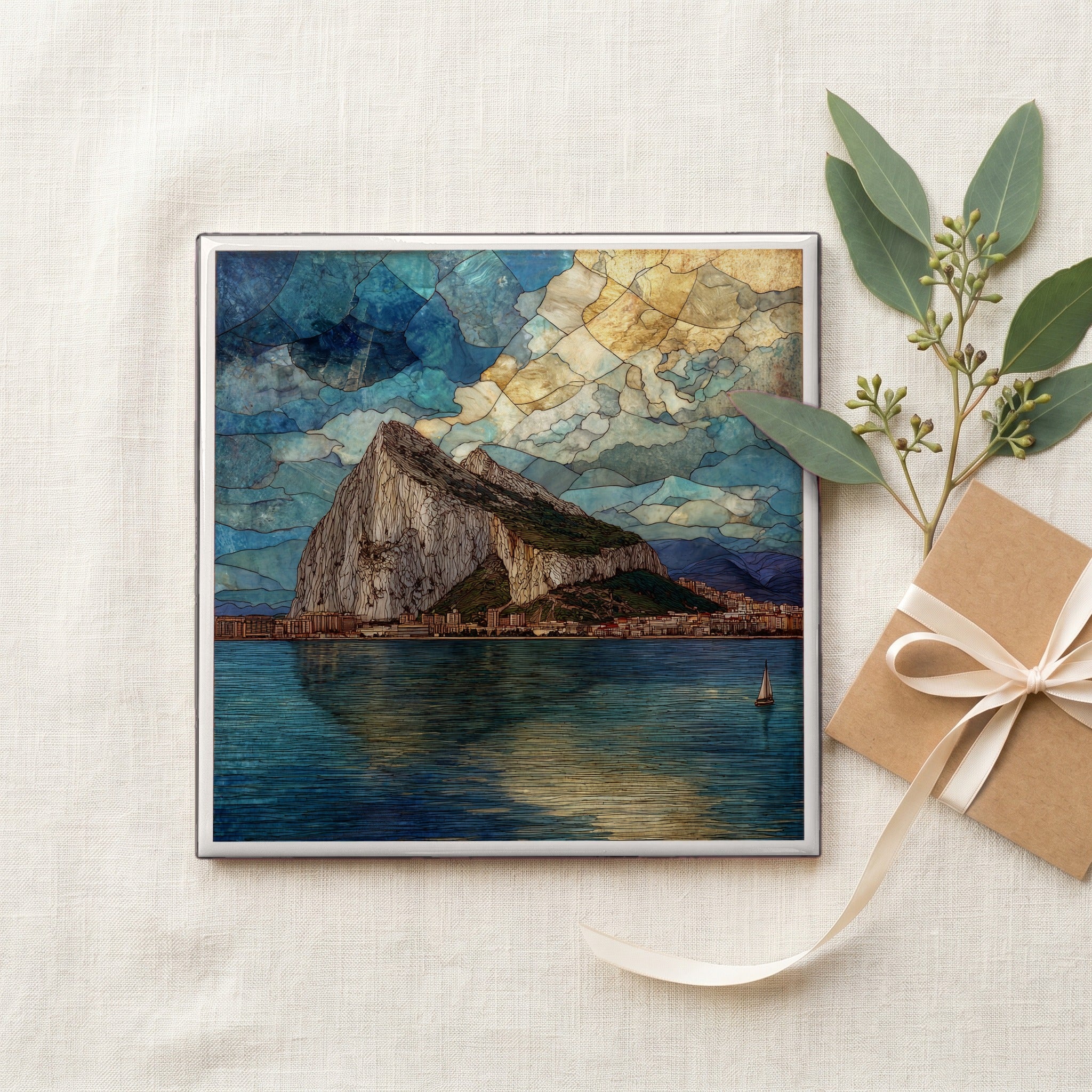 Gibraltar Rock View From la Linea — gifting