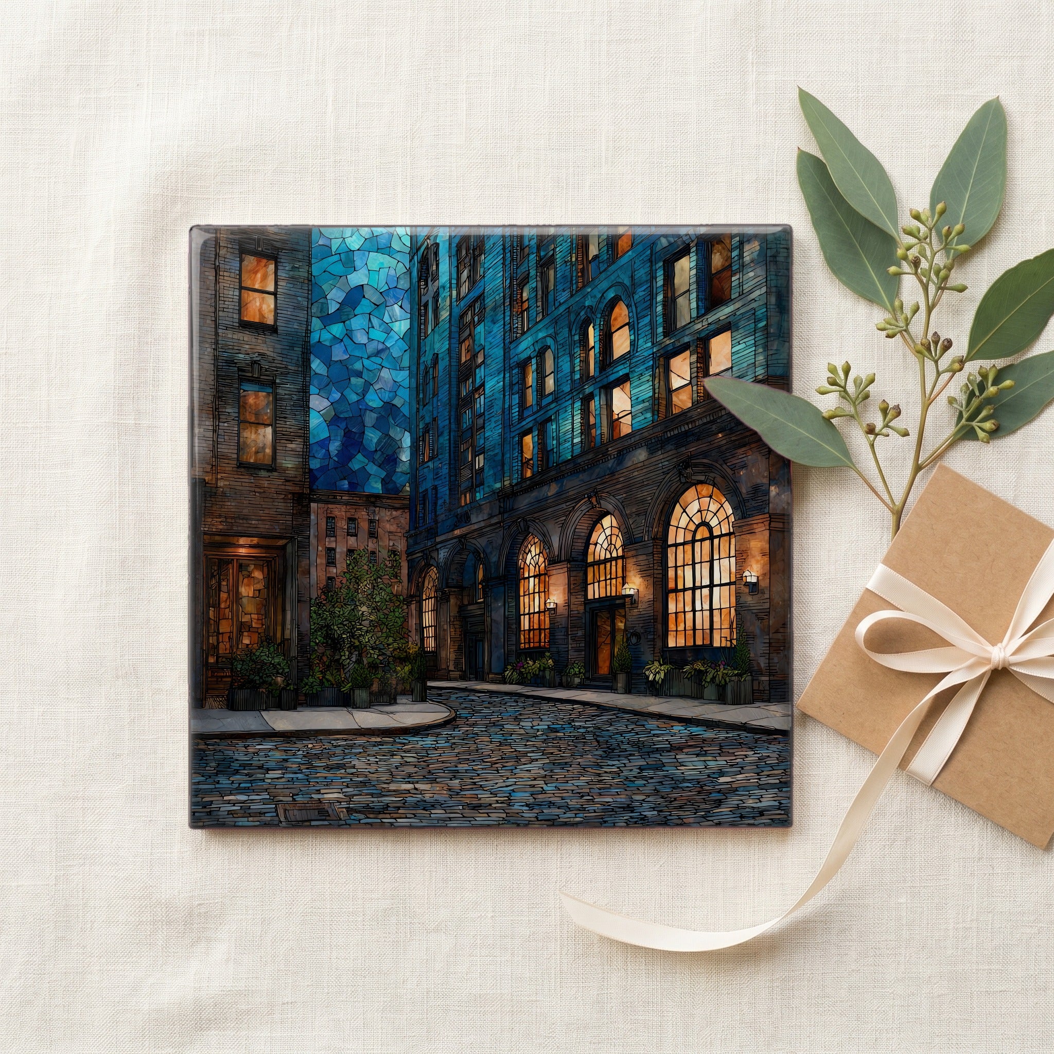 a Tribeca cross street — gifting