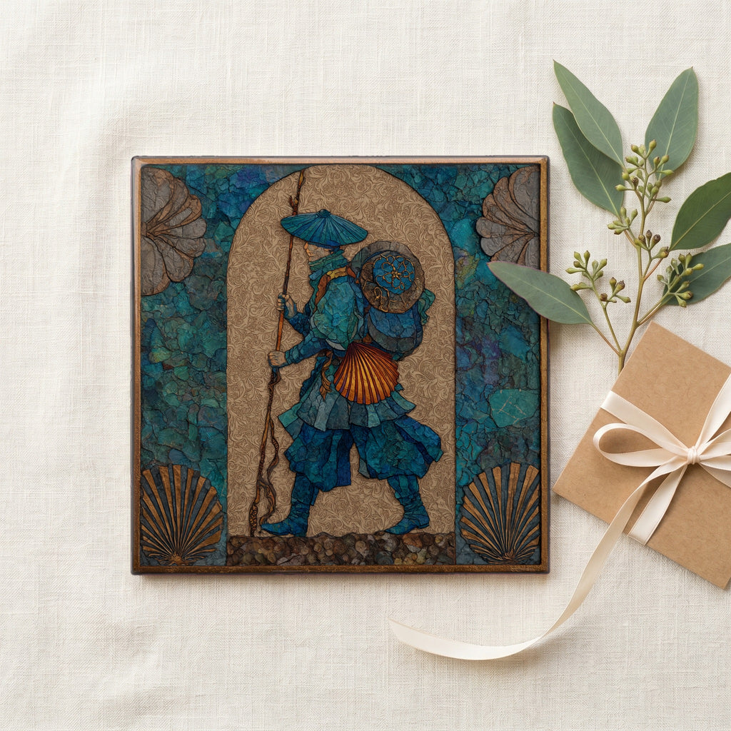Camino Frances Pilgrim Staff Scallop Shell — gifting