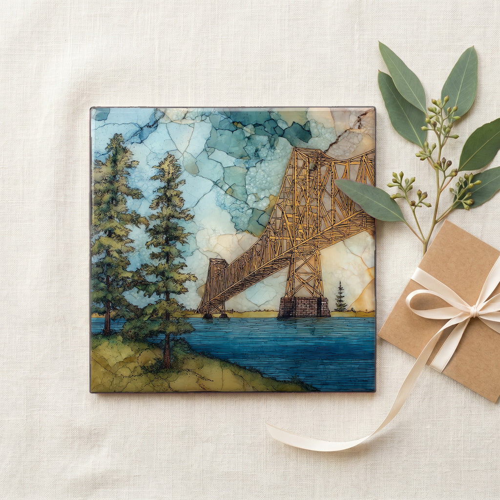 the Mississippi River bridge — gifting