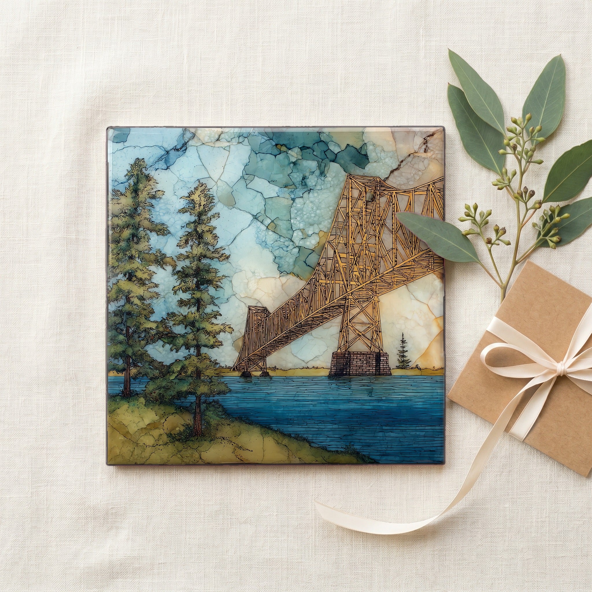 the Mississippi River bridge — gifting