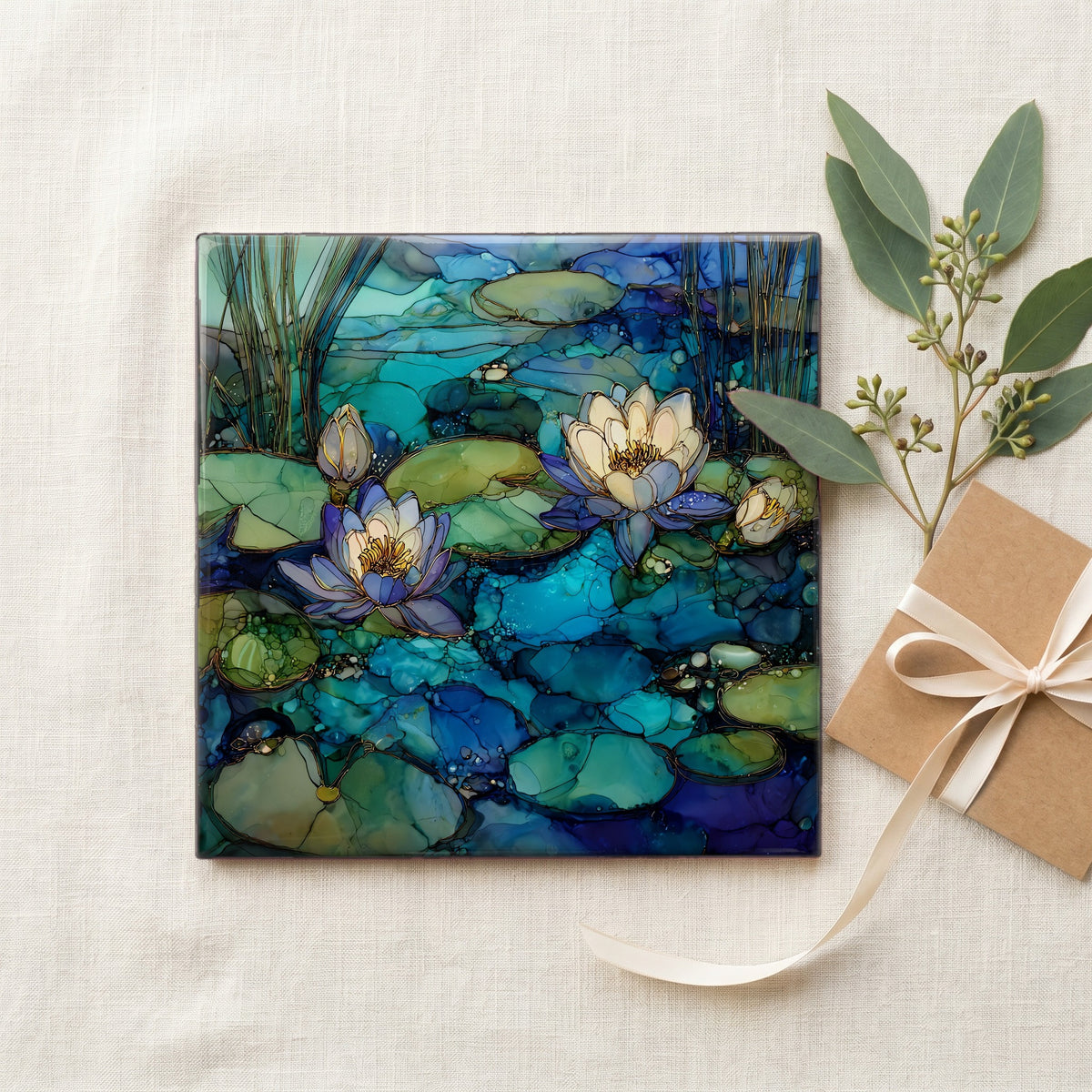 the Middle Amana lily pond — gifting