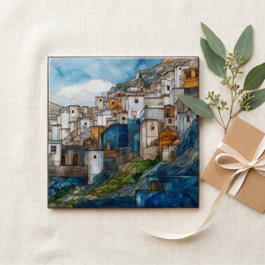 Albaicin Whitewashed Neighborhood Overlook — gifting