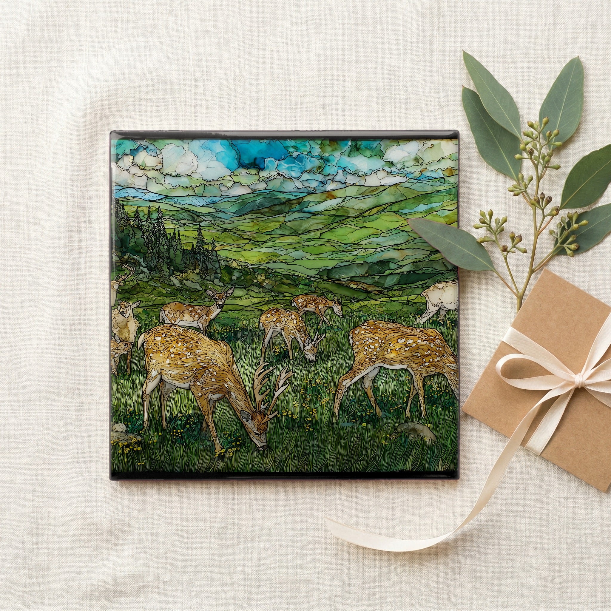a white-tailed deer herd — gifting