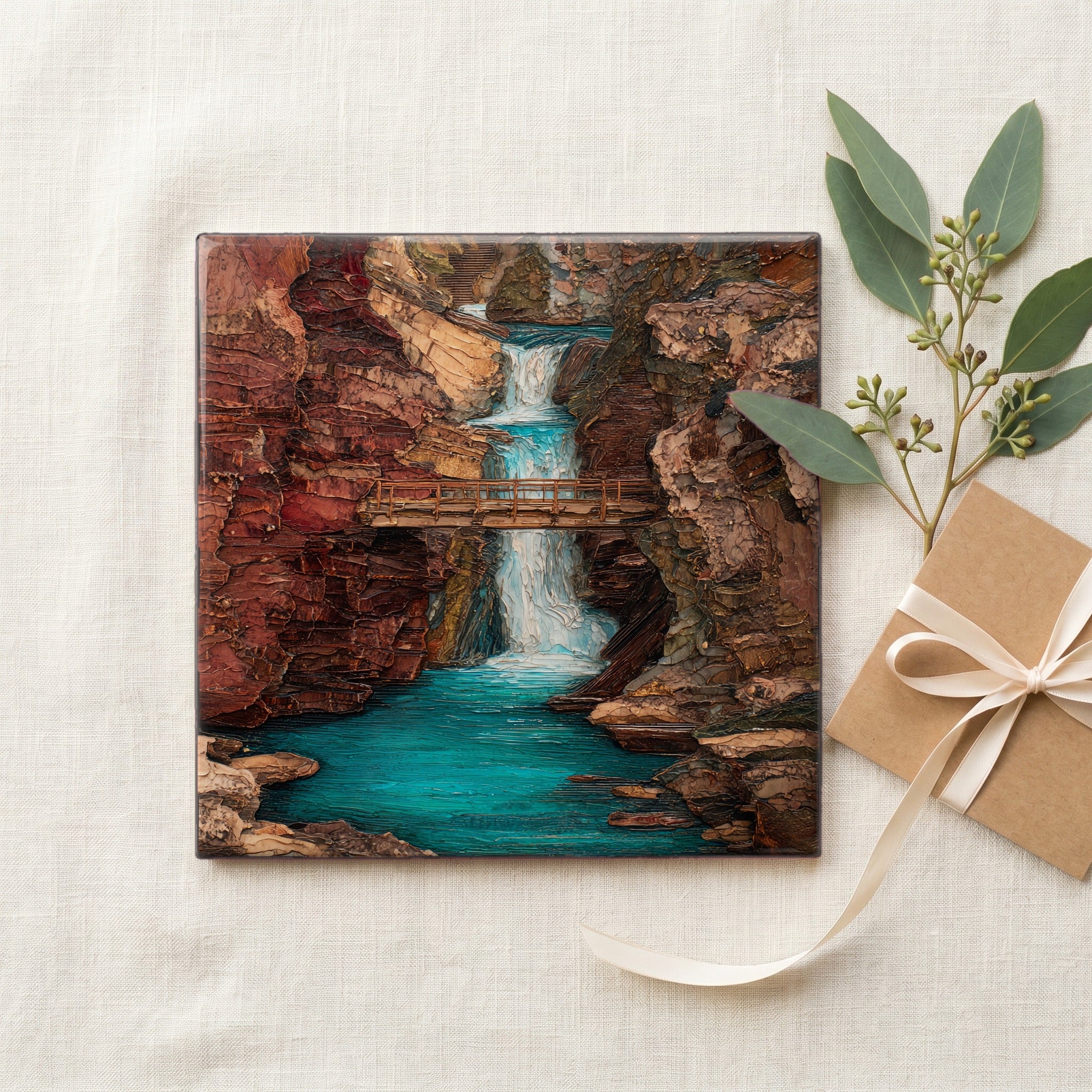 Saint Mary Falls dropping a ledge — gifting
