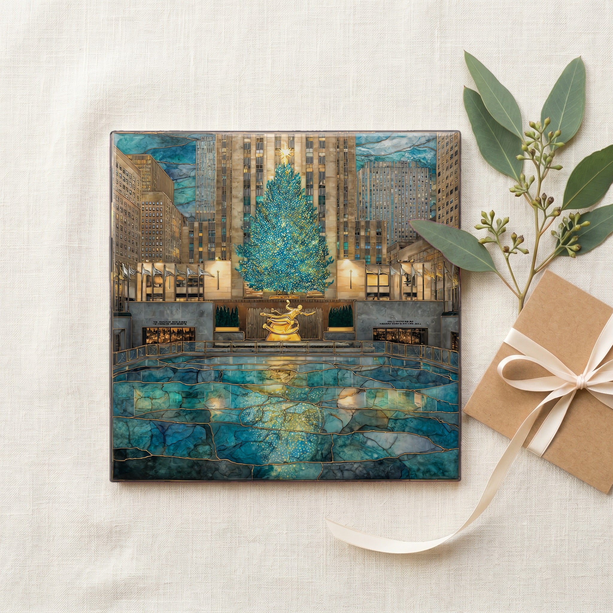Rockefeller Center plaza — gifting