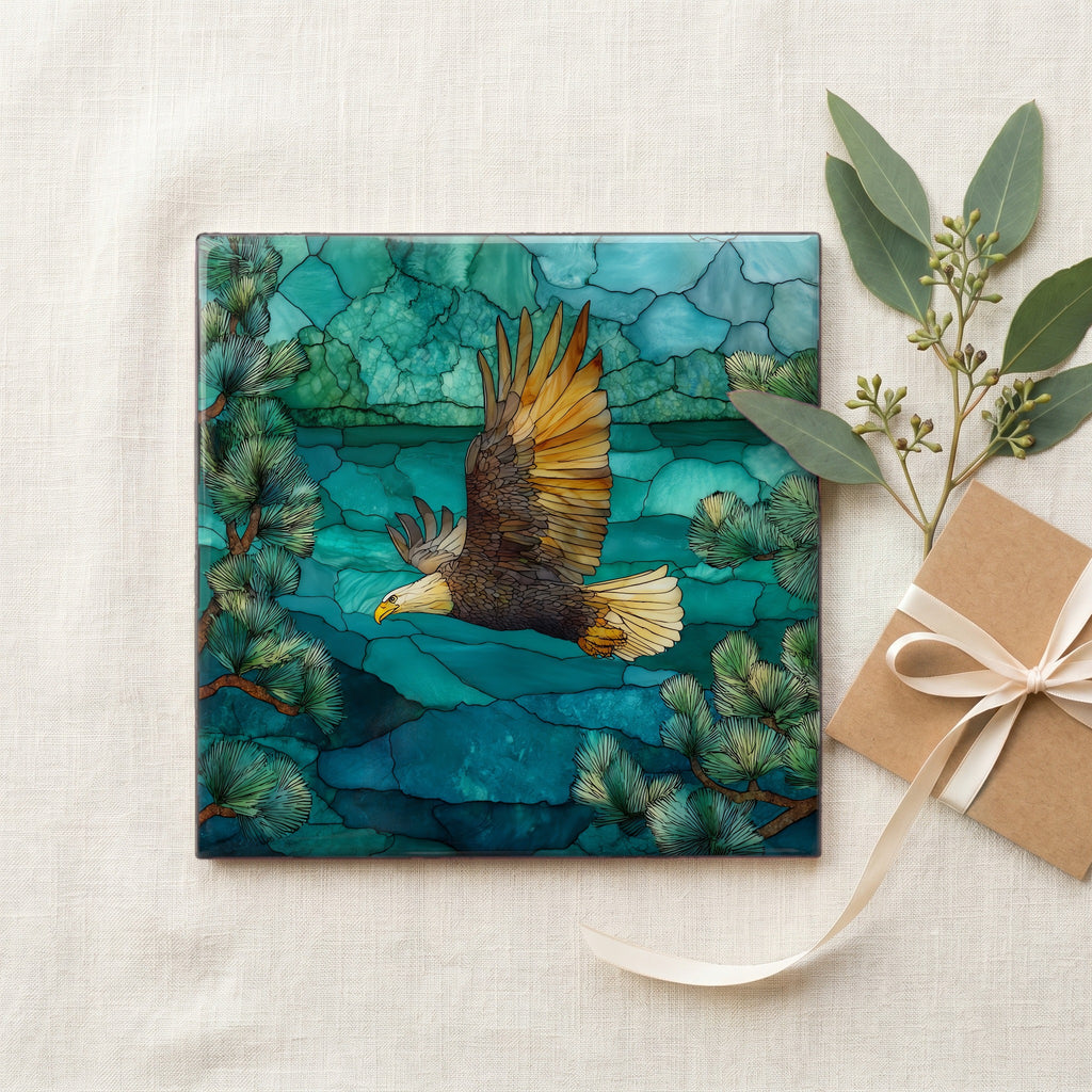 Bald Eagle soaring — gifting