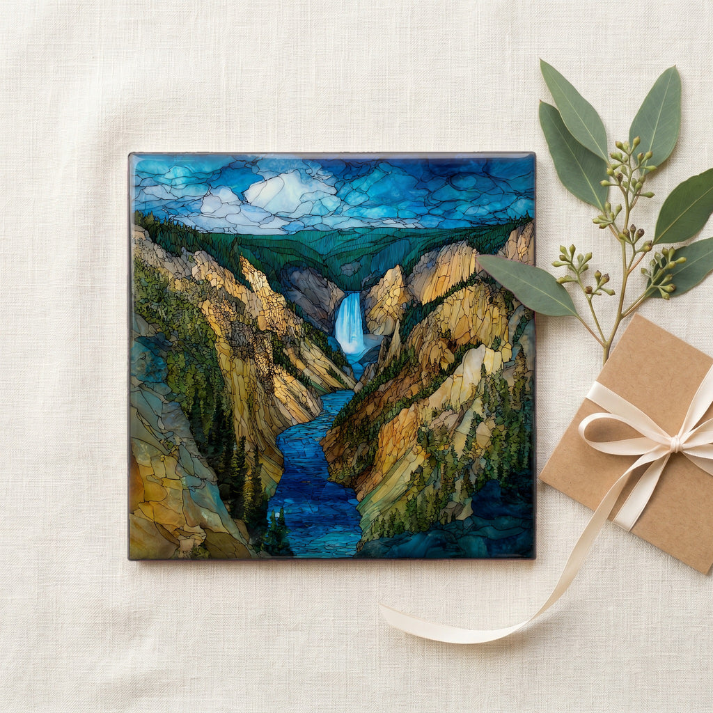 the Lower Falls of the Yellowstone — gifting