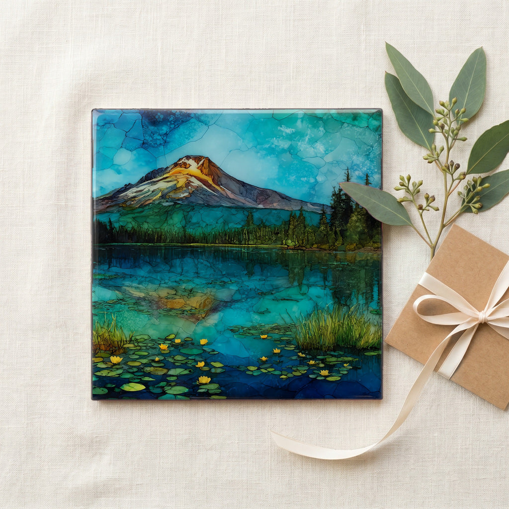 Mount Bachelor reflected — gifting