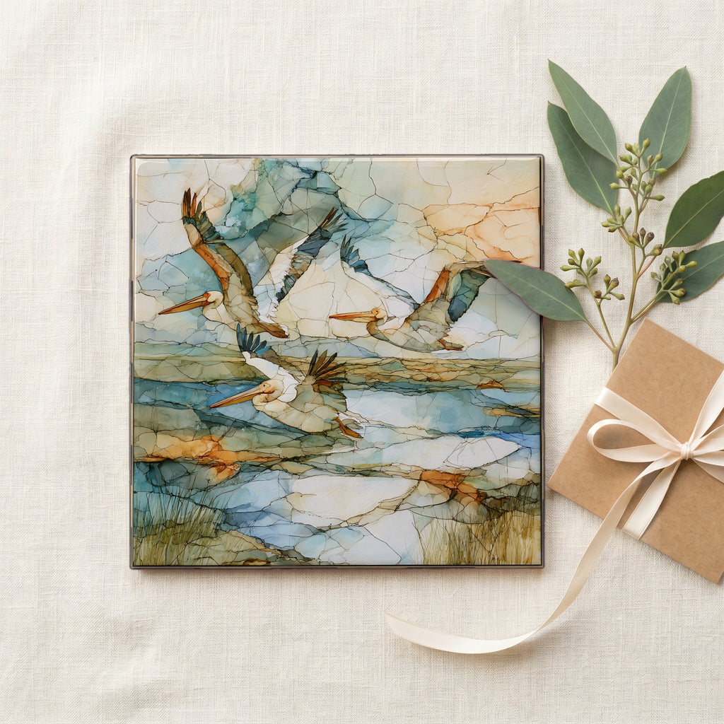 great white pelicans sailing — gifting