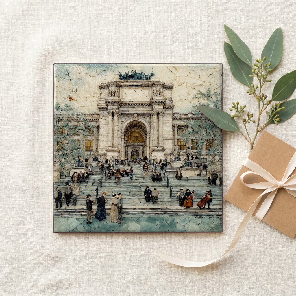 the Metropolitan Museum of Art steps — gifting