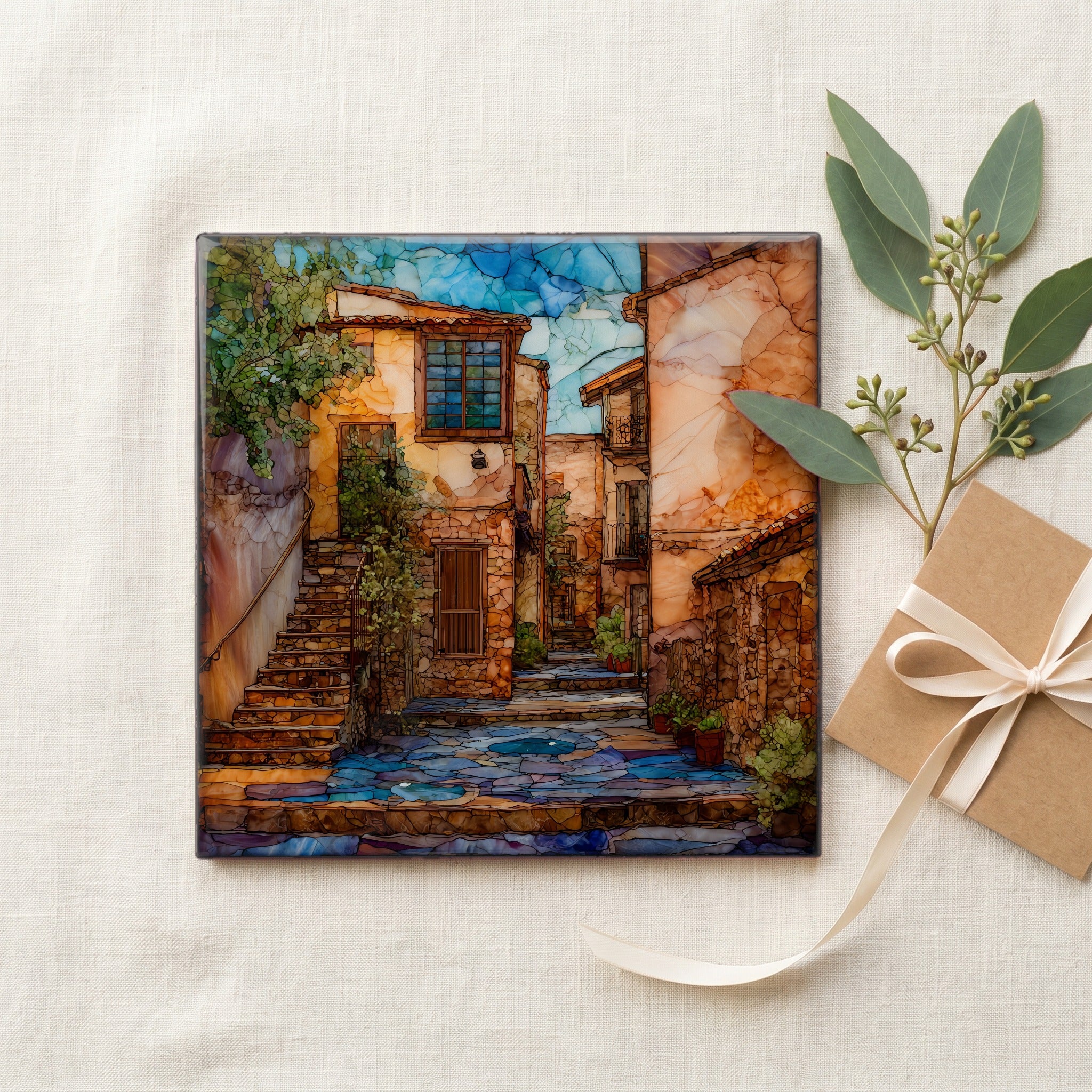 a Little Italy redbrick lane — gifting