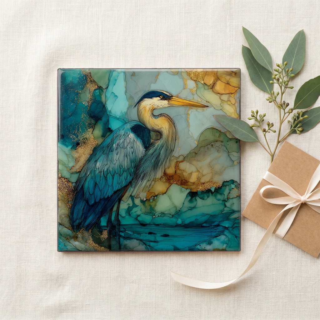 Pink flamingo wading — gifting