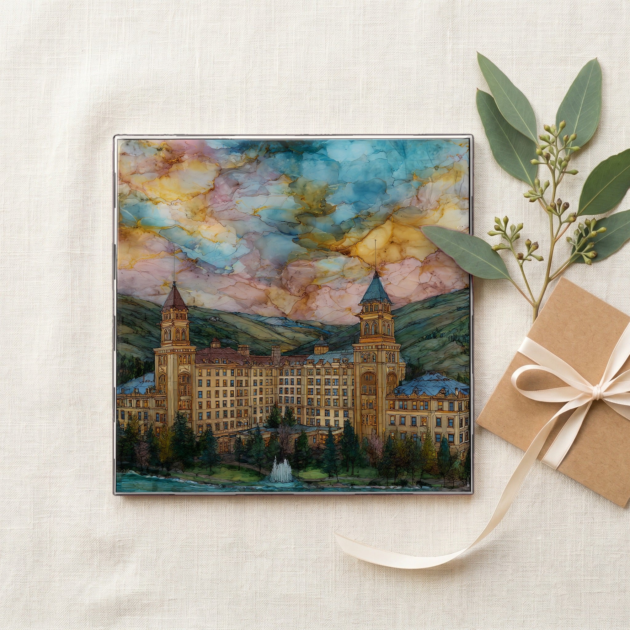 Hotel Colorado Glenwood Ceramic Art Tile — gifting