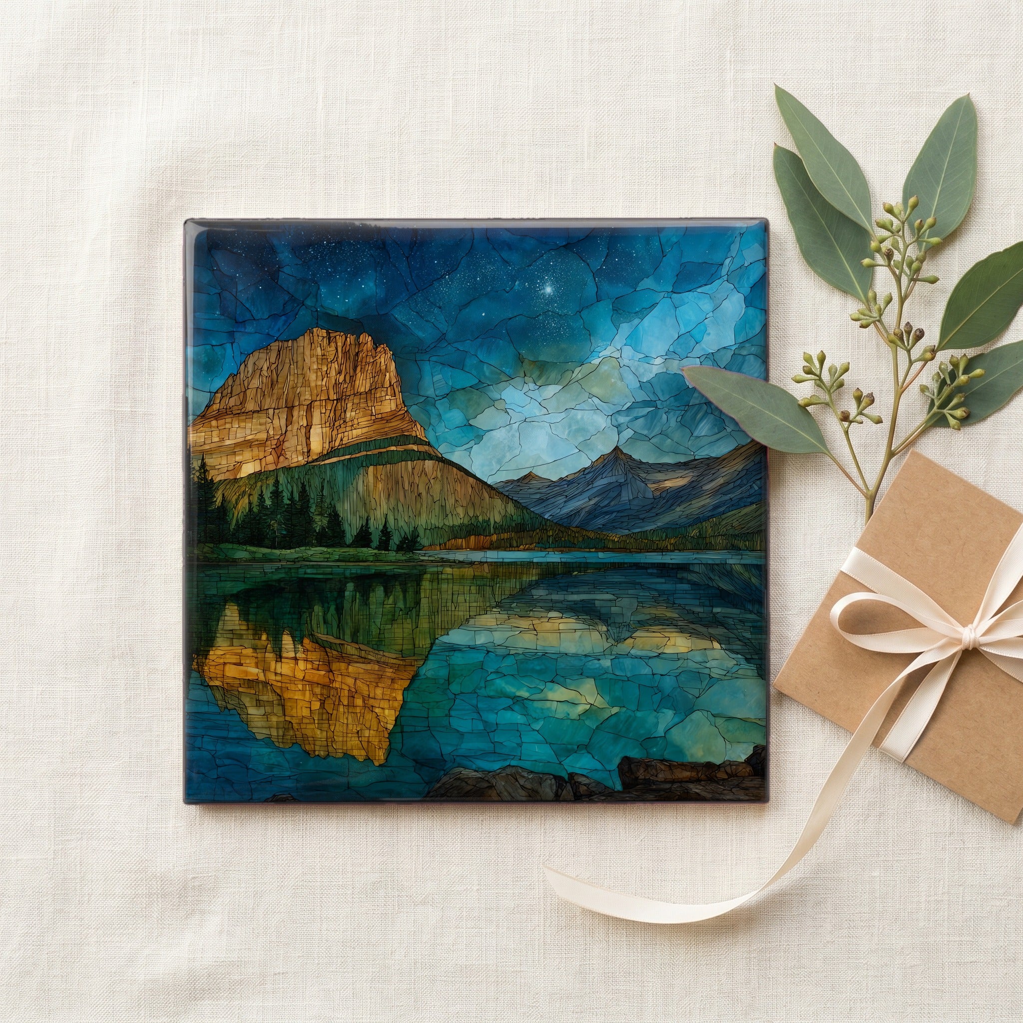 Lake Josephine reflecting Angel Wing and — gifting