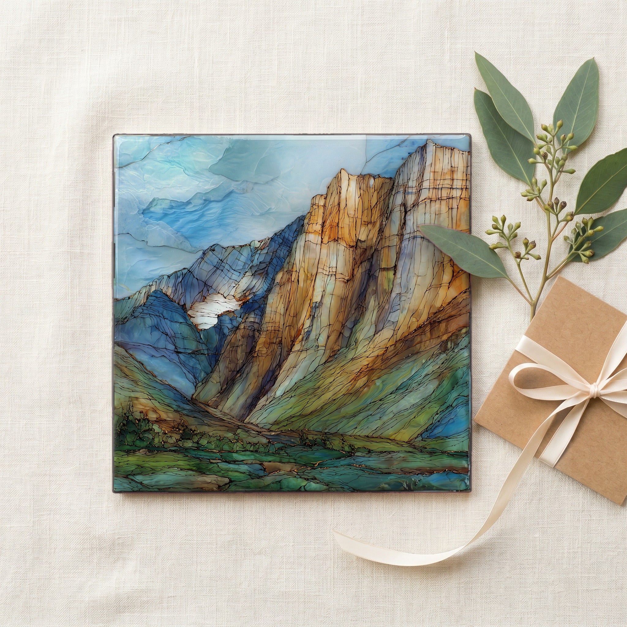 the Mission Mountains east face — gifting