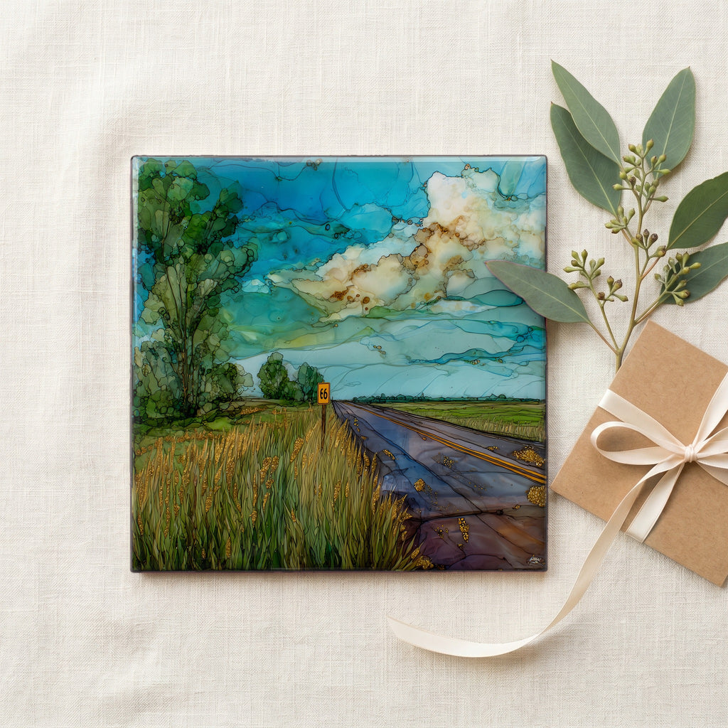 a Highway 61 marker — gifting