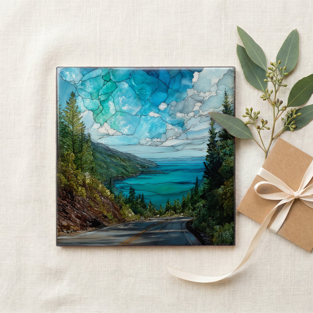 Brockway Mountain Drive overlook — gifting