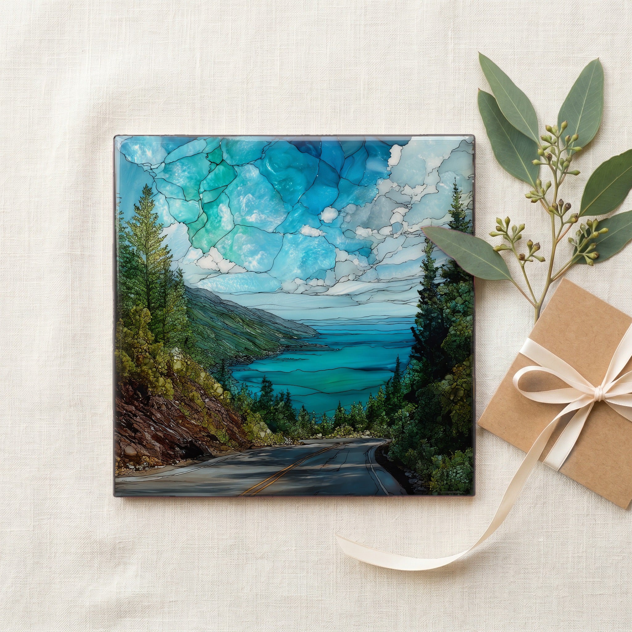 Brockway Mountain Drive overlook — gifting