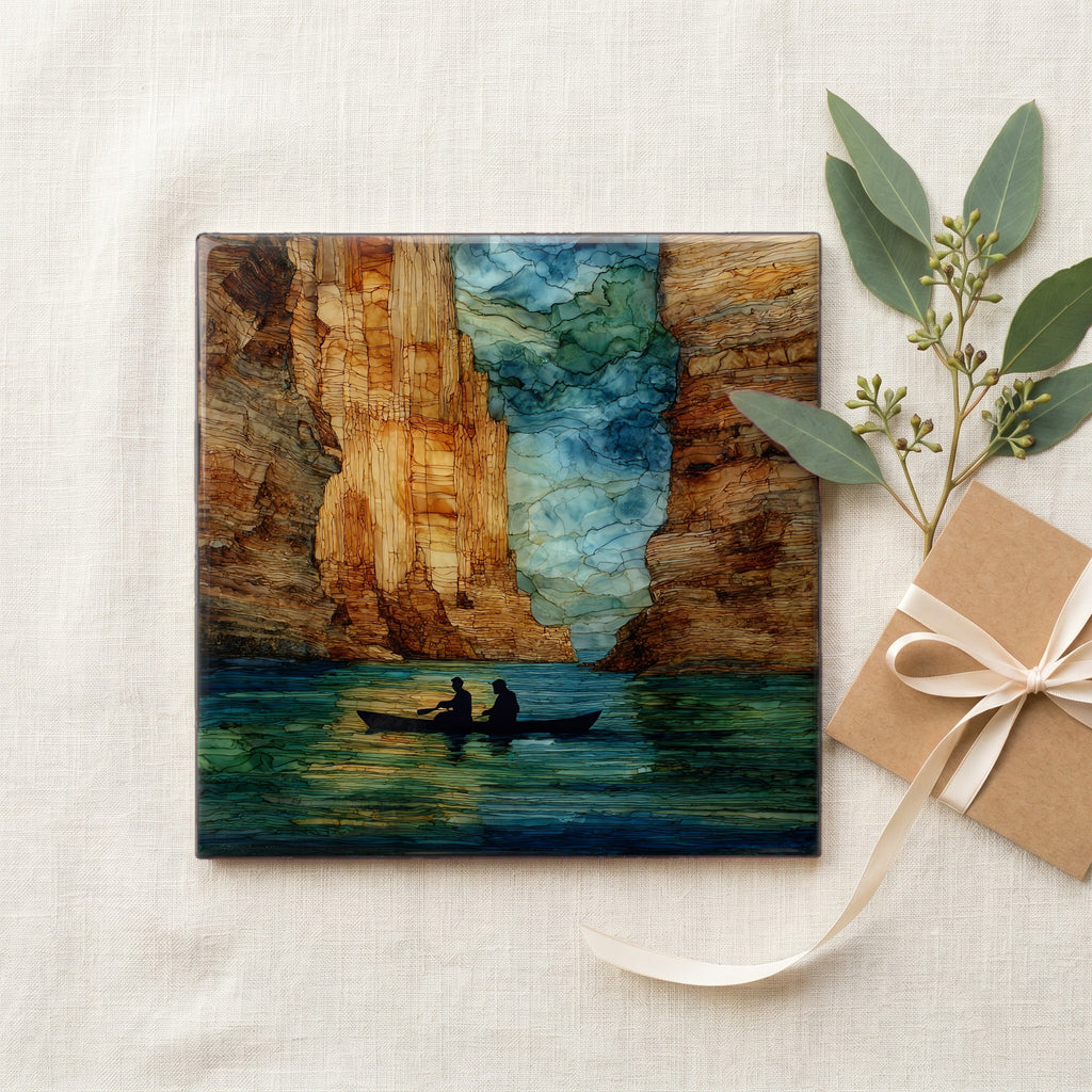 Pictured Rocks kayakers paddling — gifting