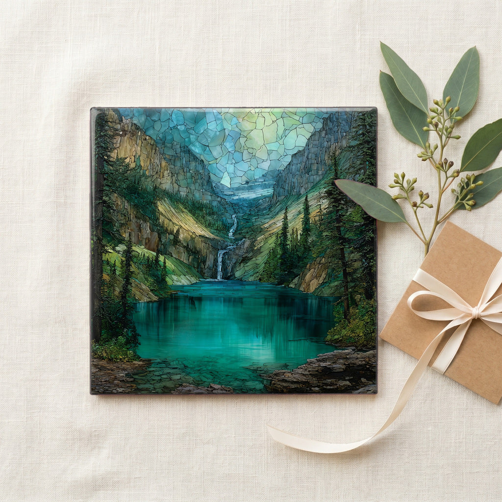 Avalanche Lake below the — gifting
