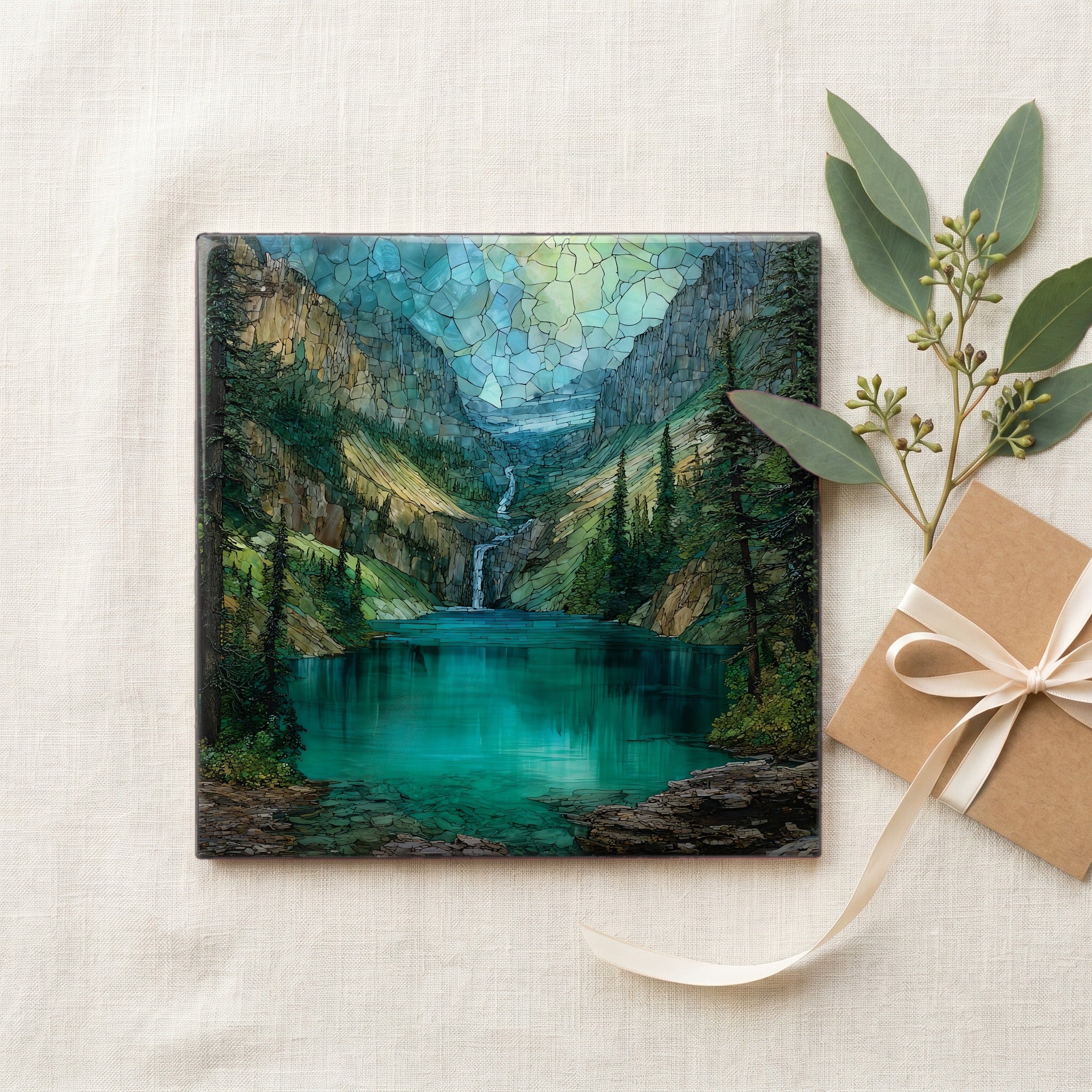 Avalanche Lake below the — gifting