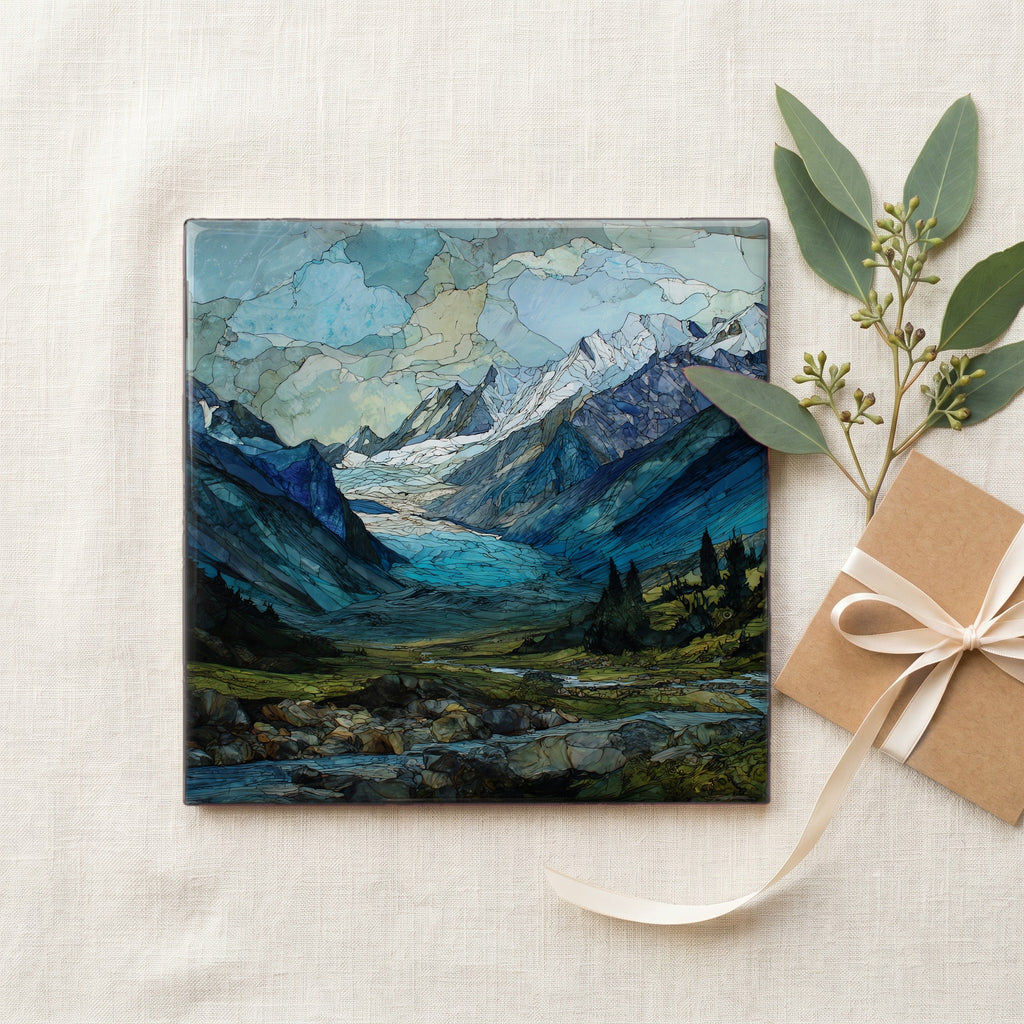 the Black Rapids Glacier surge front — gifting