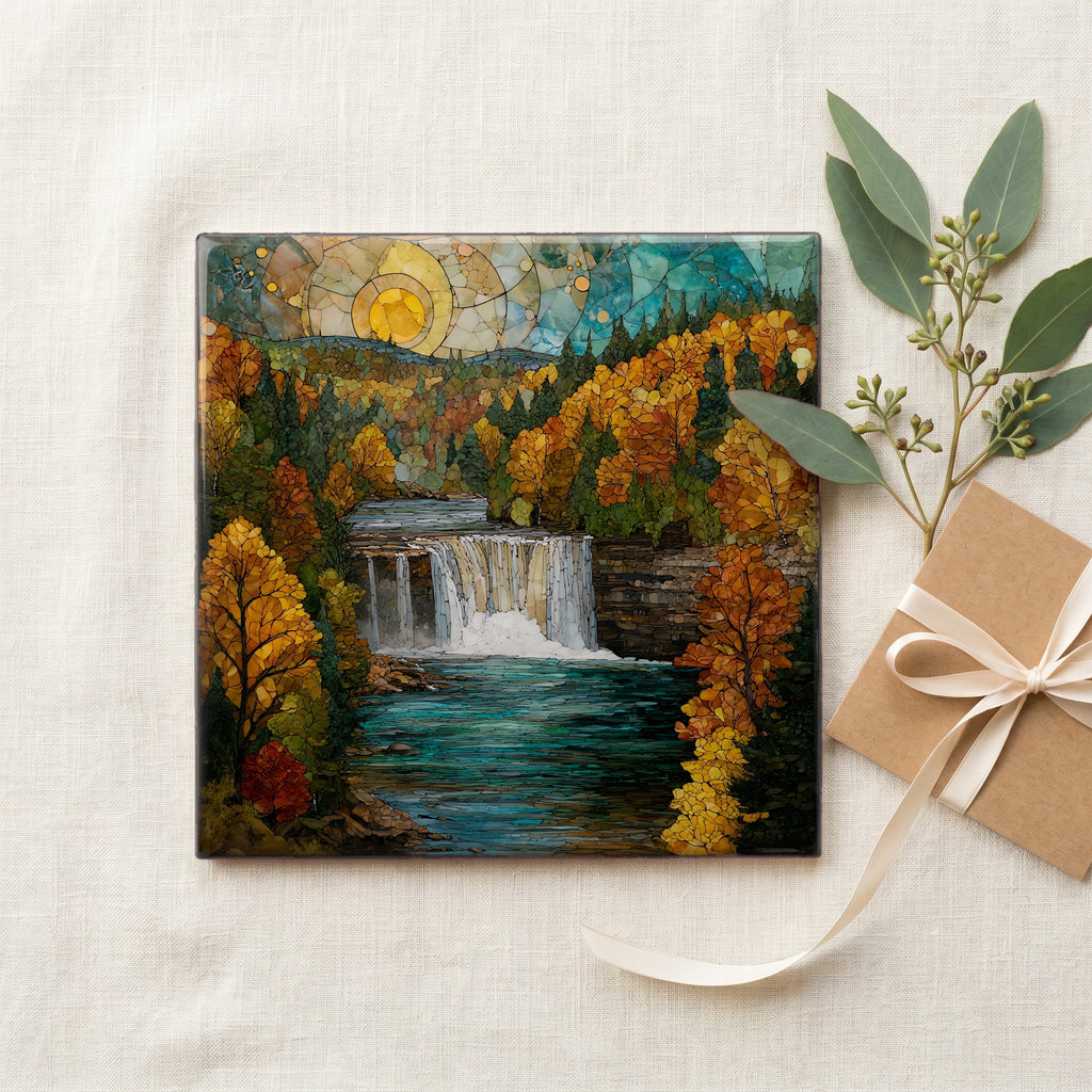 the Tahquamenon Falls roaring — gifting