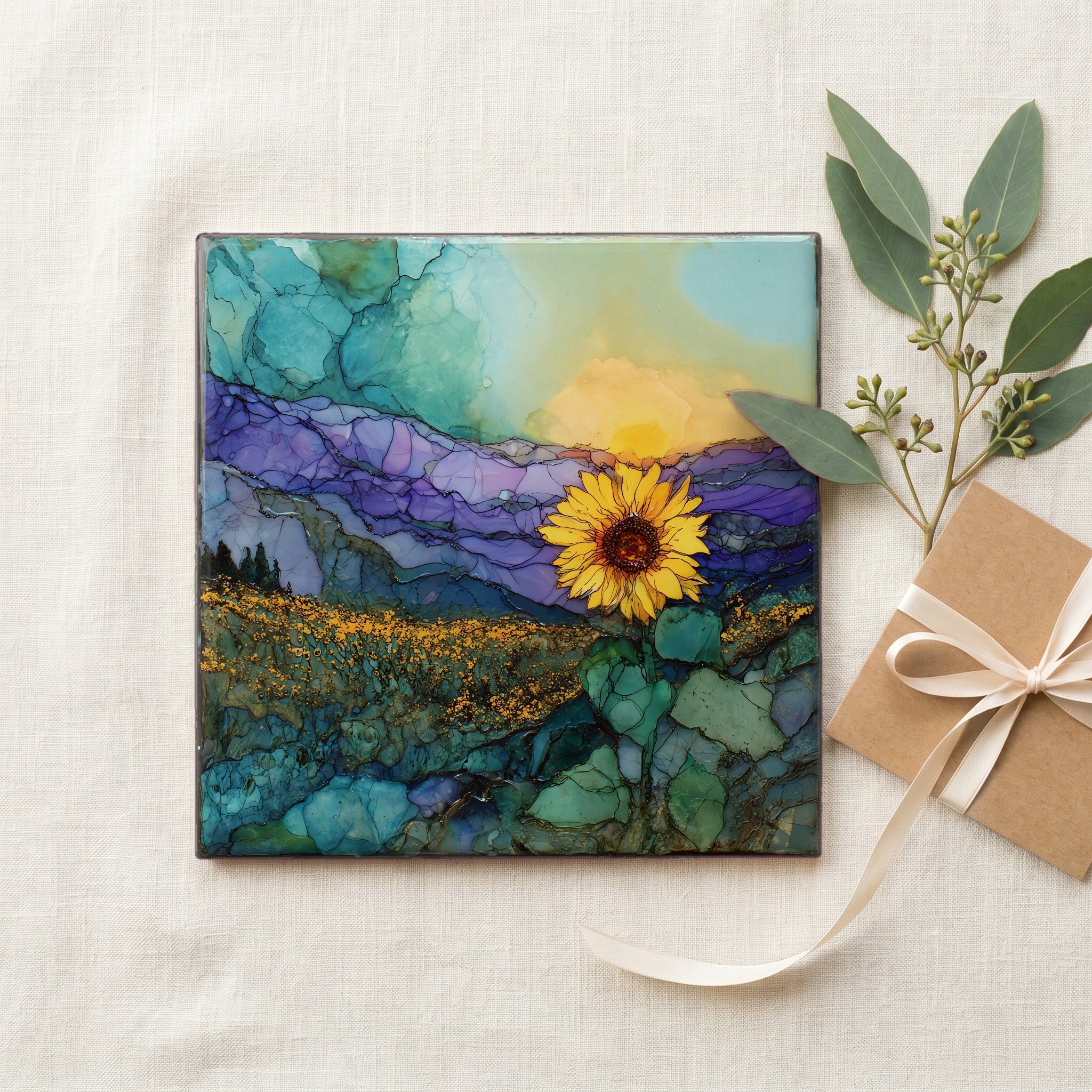 Provence Sunflower Field — gifting