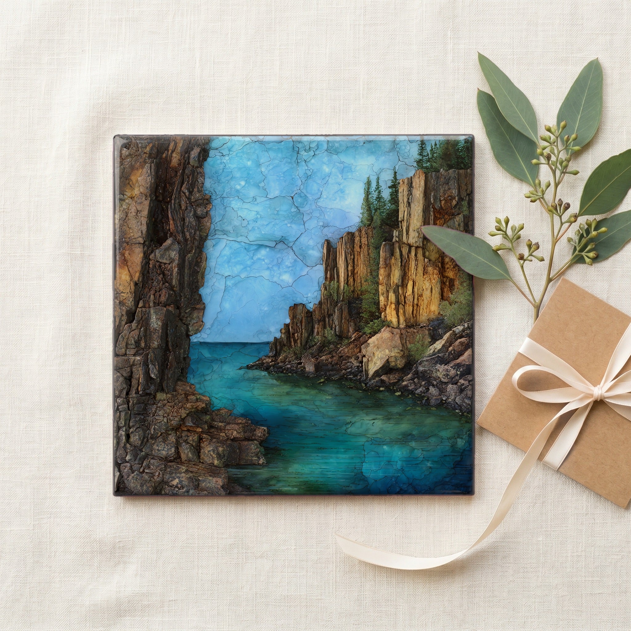 the Black Rocks basalt cliffs meeting — gifting