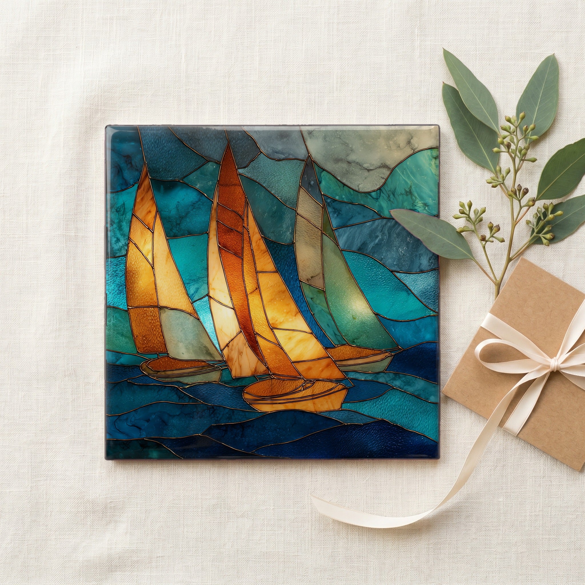 an Annapolis sailboat regatta on the — gifting