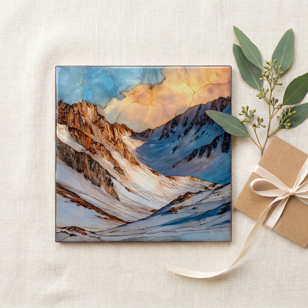 Arapahoe Basin closing day Front Range Ceramic Art Tile — gifting