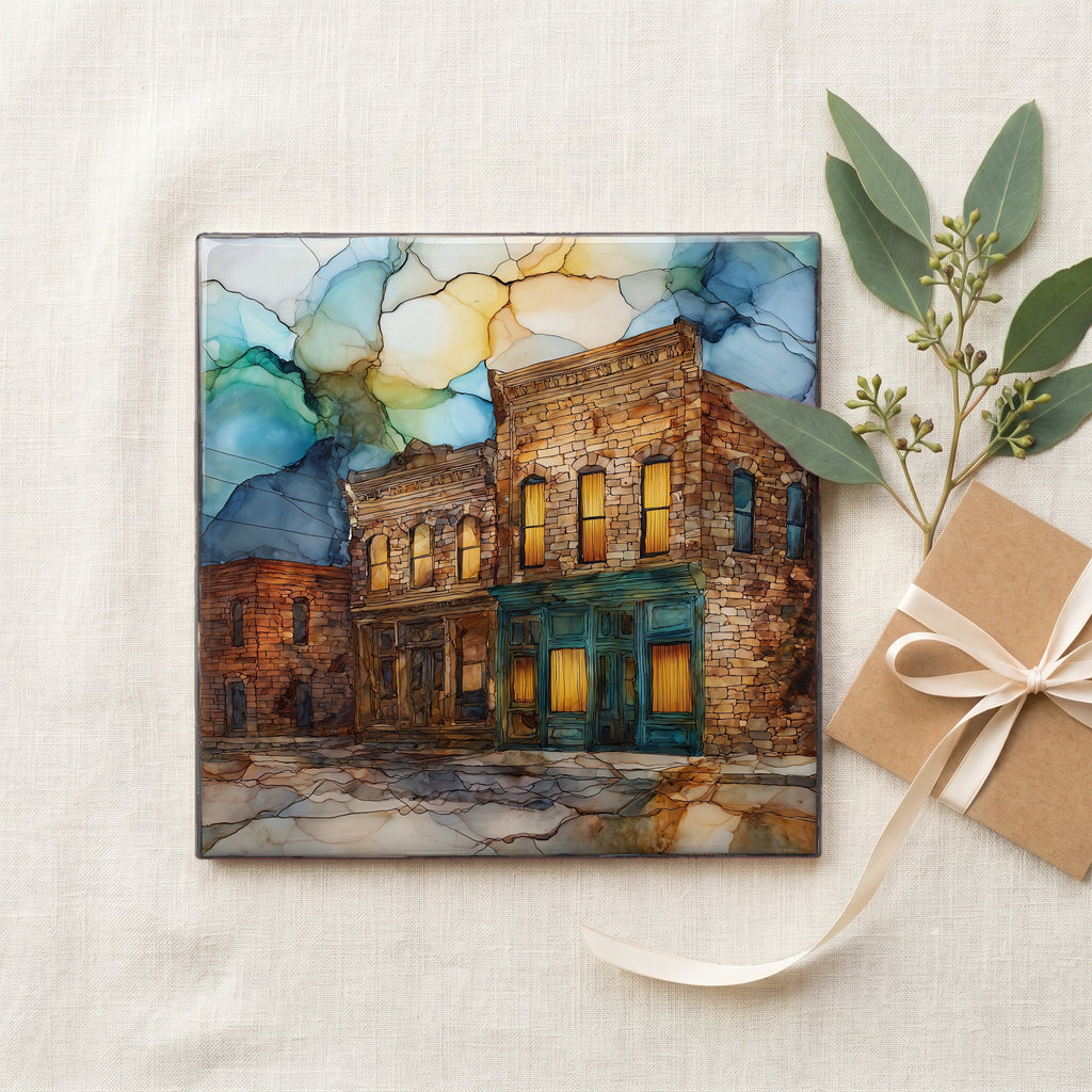 Marfa courthouse facade — gifting
