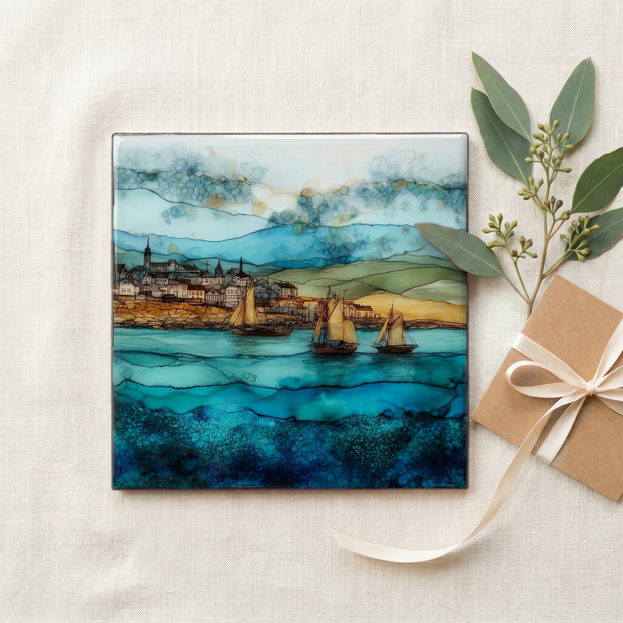 the Charlevoix harbor between — gifting