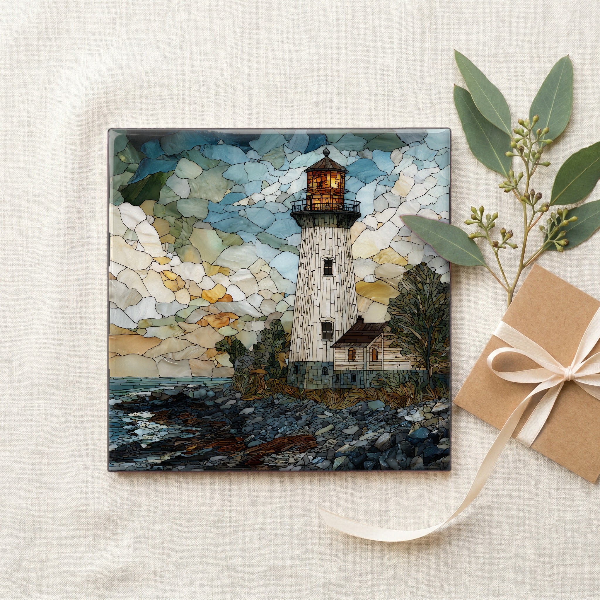 the Avery Point lighthouse — gifting