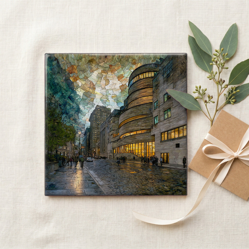 the Guggenheim Museum on Fifth Avenue — gifting