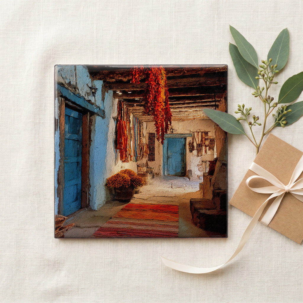 a Chimayo weaving workshop — gifting