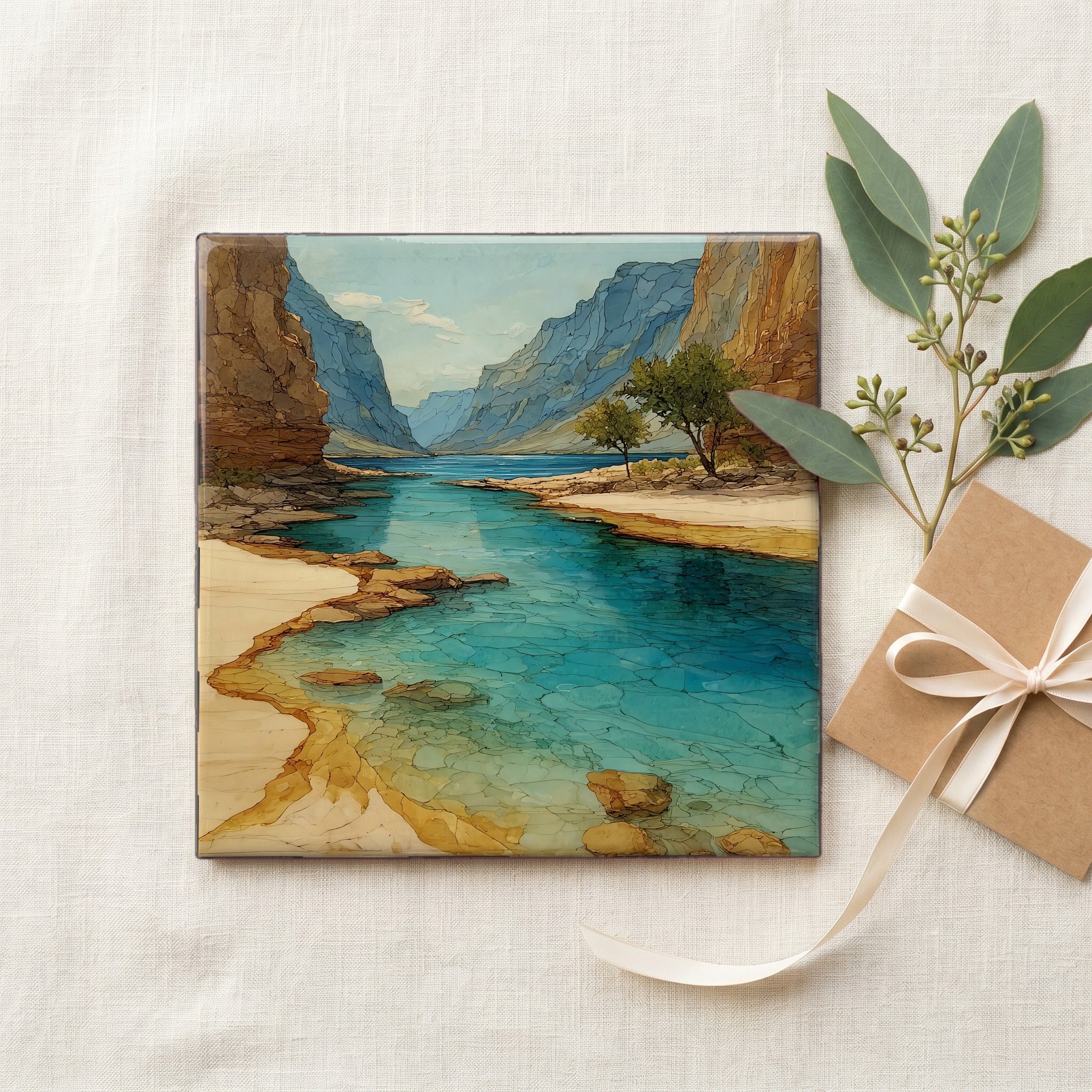 Colorado River side beach camp on — gifting