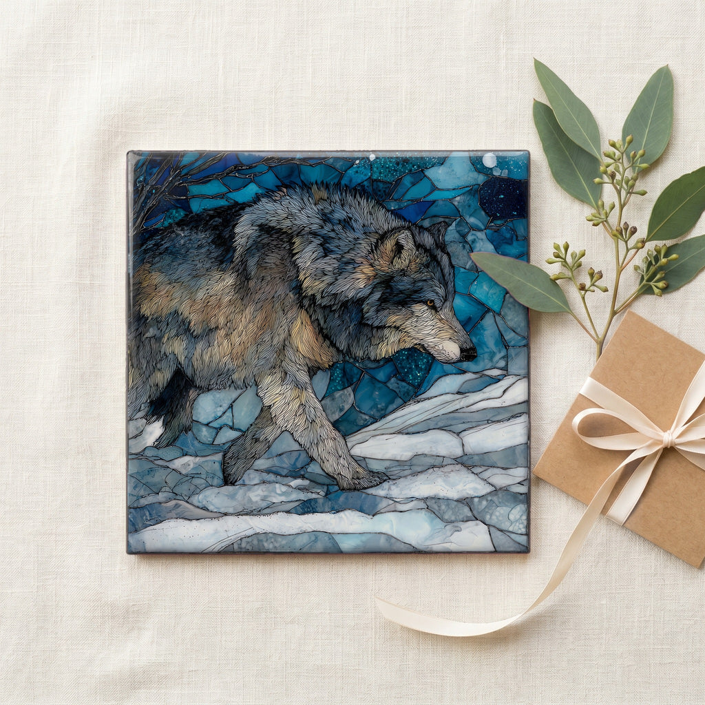 a gray wolf moving — gifting