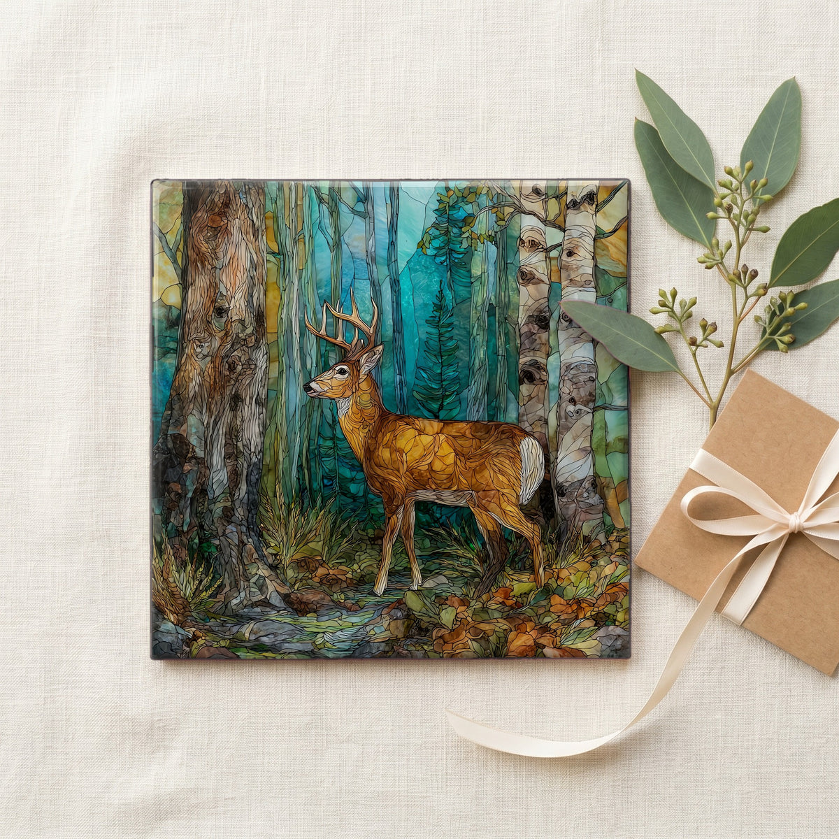 a white-tailed buck in — gifting