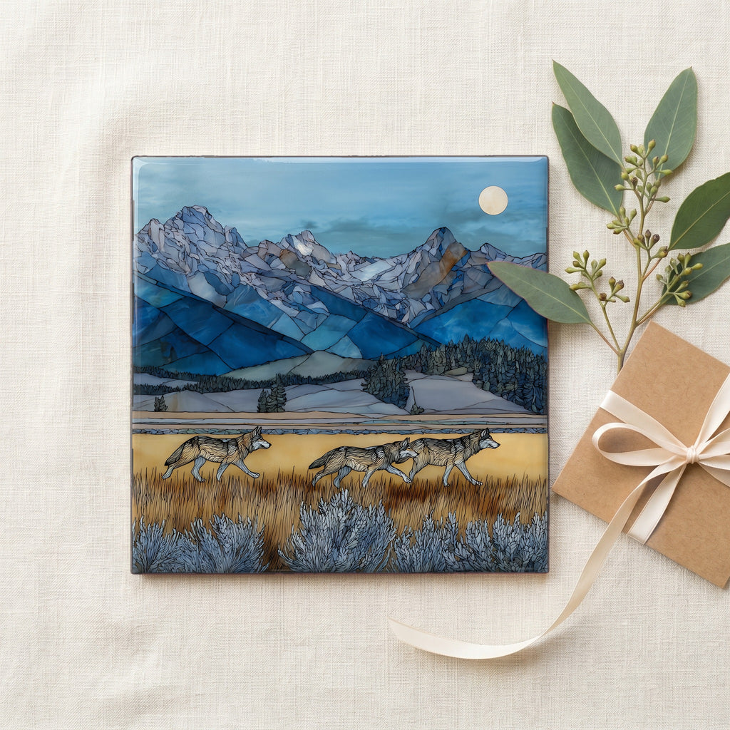 a gray wolf pack — gifting