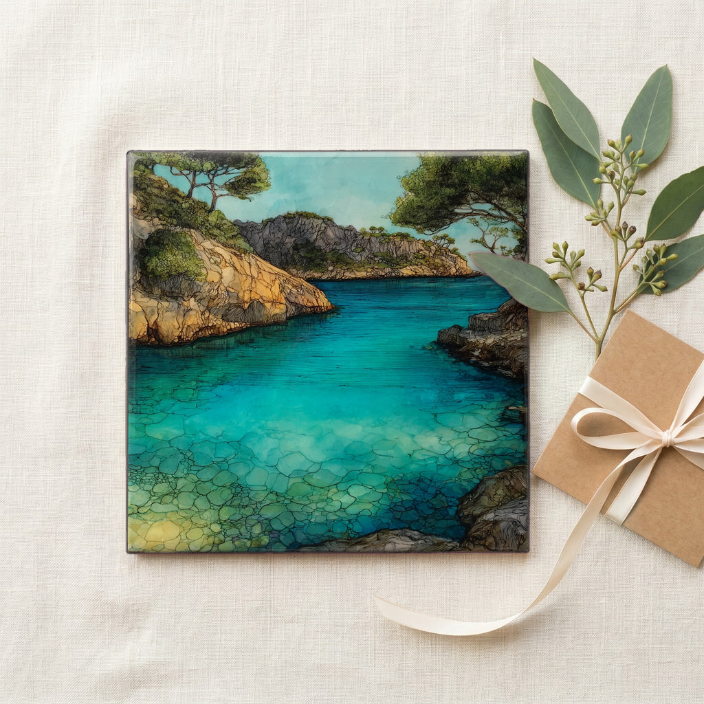 Menorca Cala Macarella turquoise cove — gifting