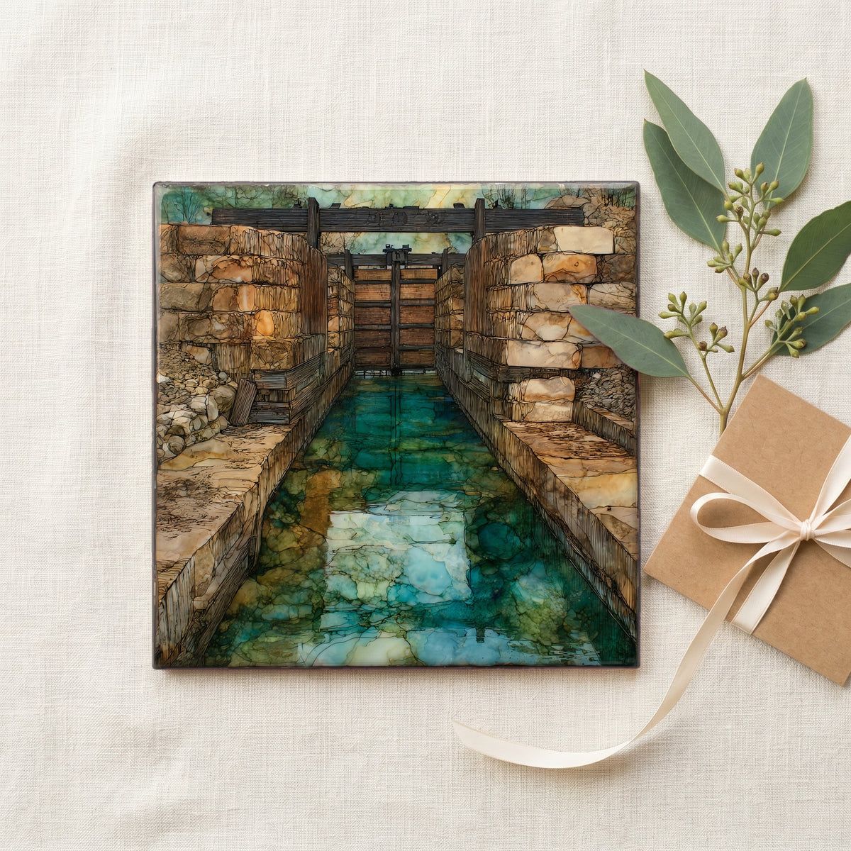 an old Erie Canal lock — gifting