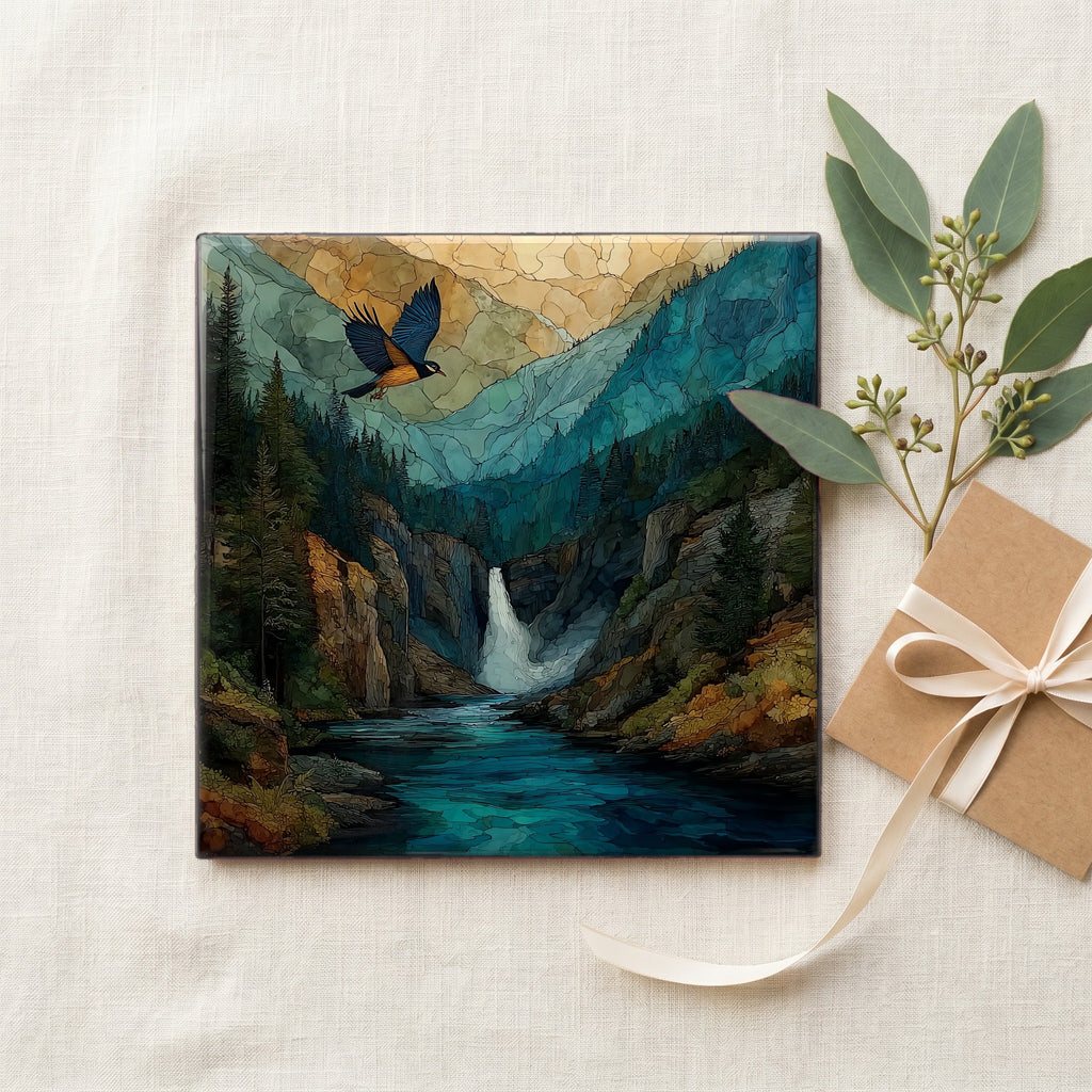 Bird Woman Falls plunging — gifting