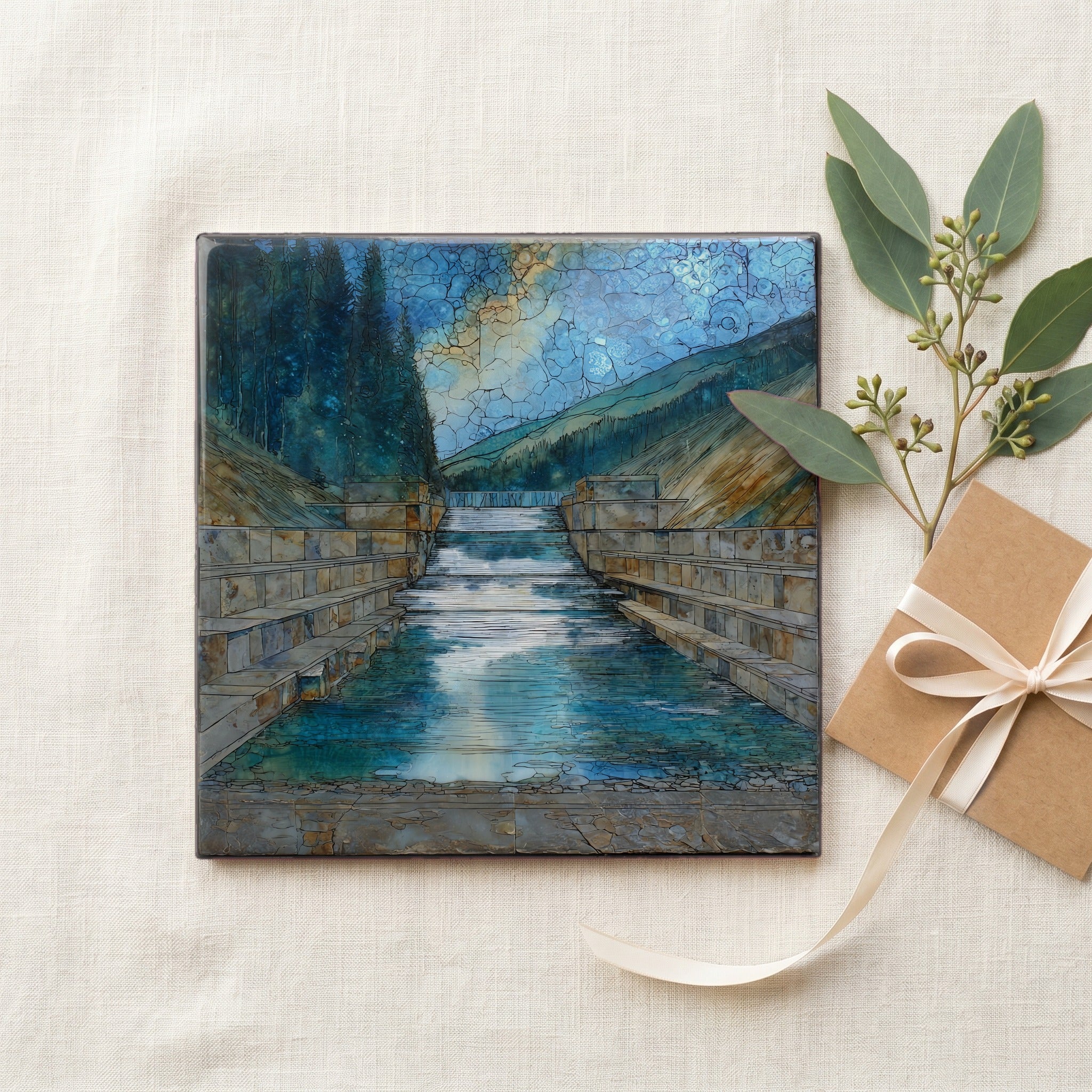 Sumner Lake spillway in — gifting