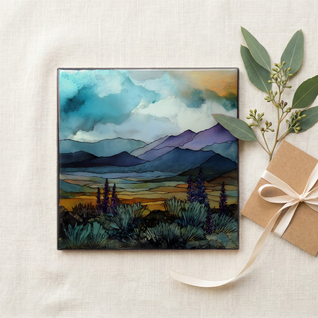 the Toiyabe Range silhouetted over Smoky — gifting