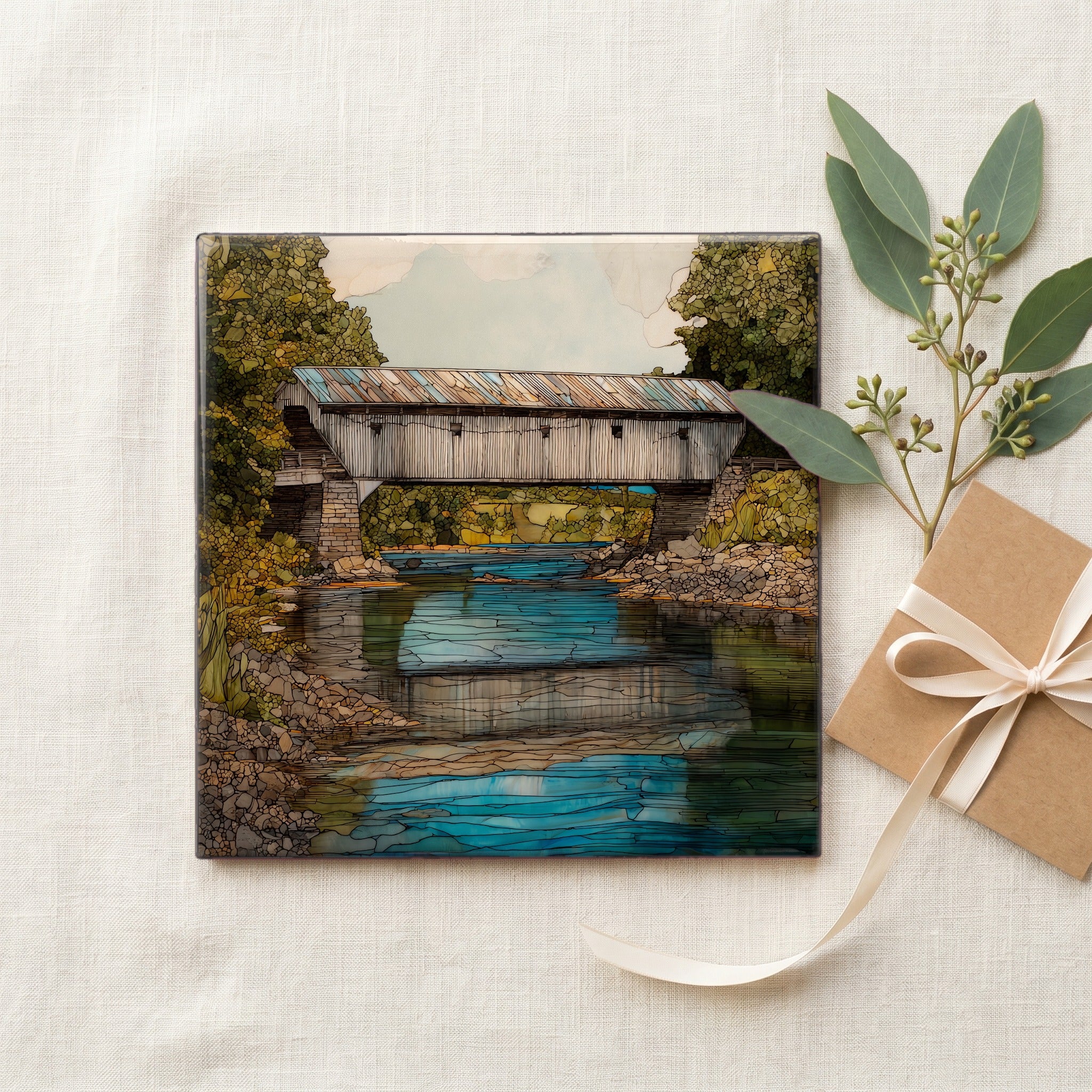 the Scott covered bridge — gifting