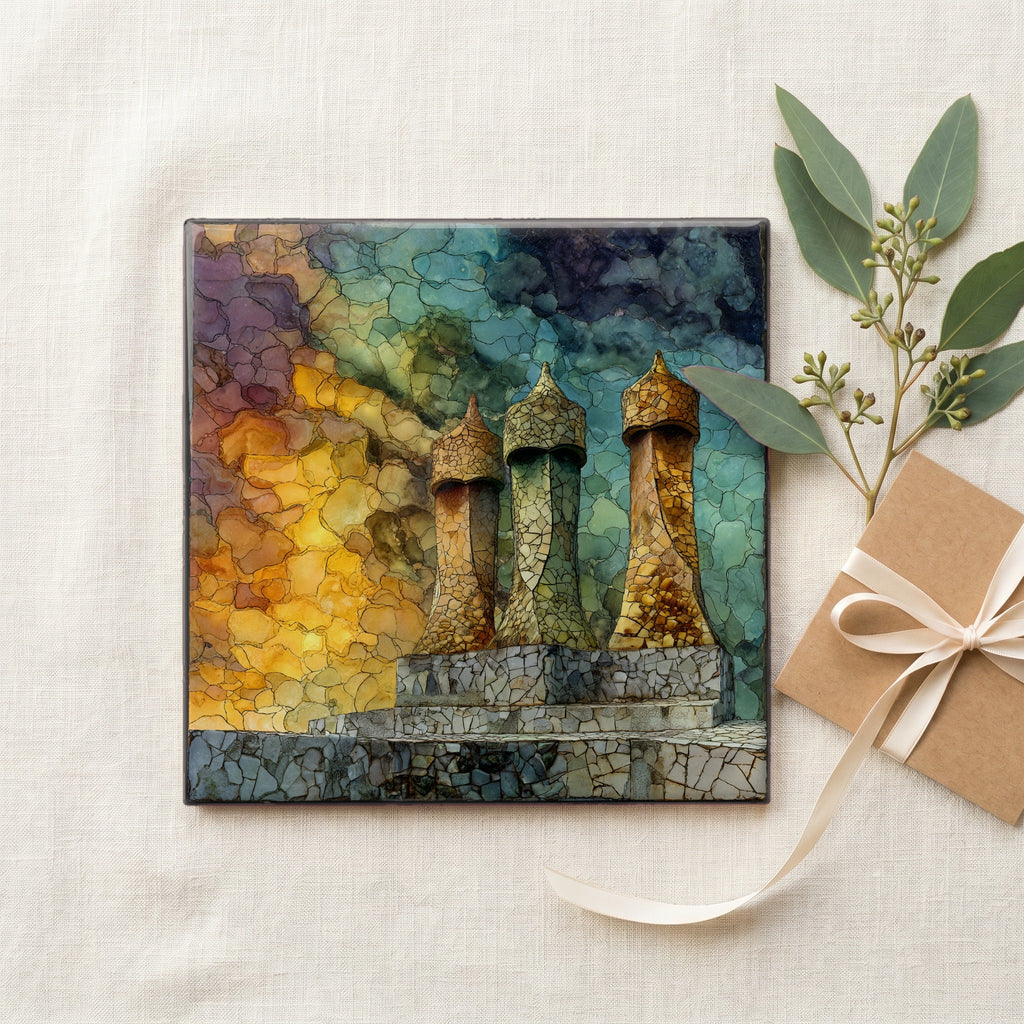 Casa Mila la Pedrera Rooftop Chimneys — gifting
