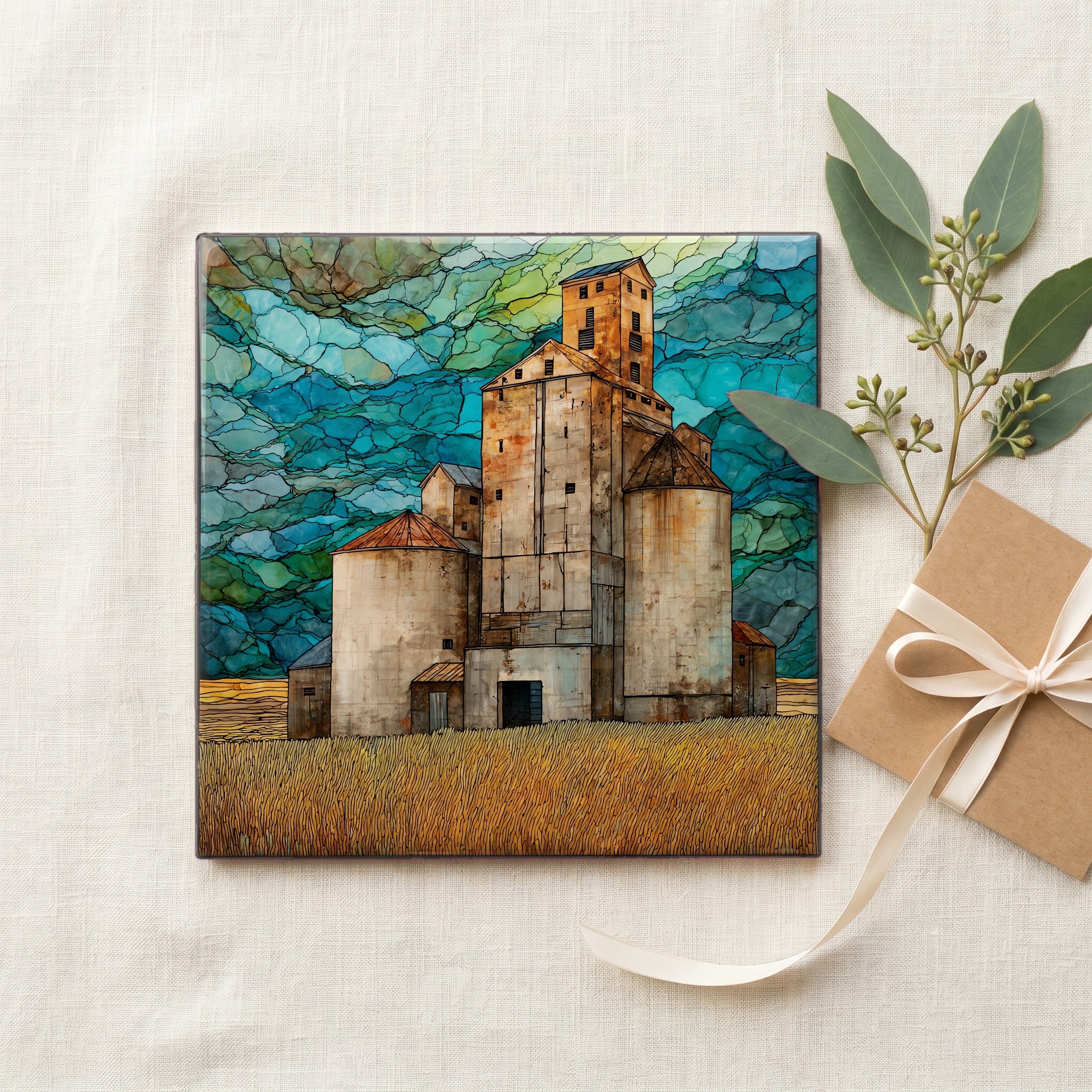 a prairie grain elevator — gifting